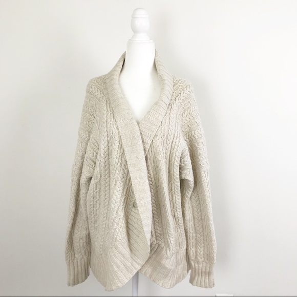 TSE Sweaters - TSE Cashmere Cable Knit Oversized Cardigan Sweater